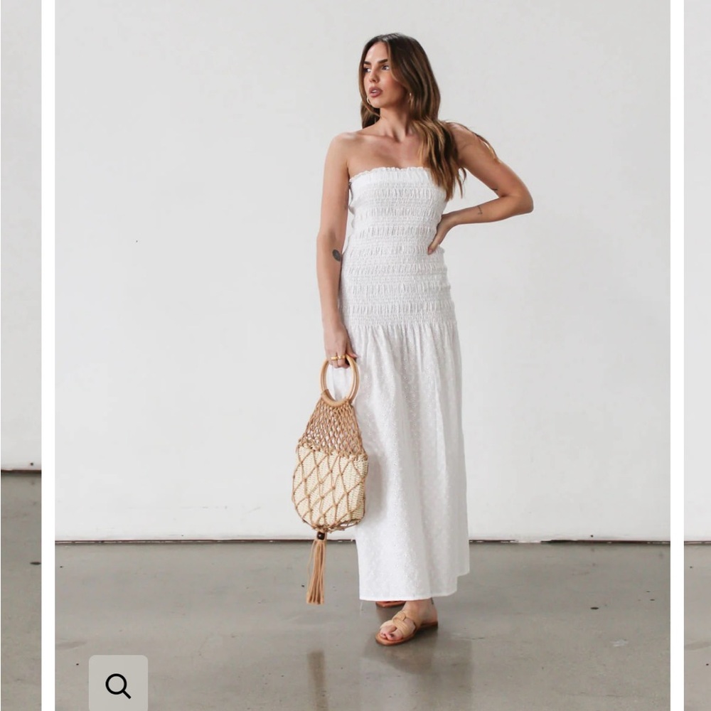 Shop Luna b white dress